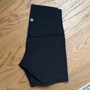 Lululemon Align High-Rise Black Workout Shorts